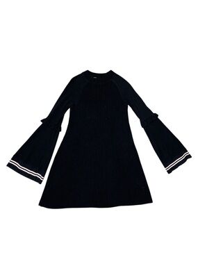 Free People You Bisou Ribbed Knitting Bell Sleeve Dress